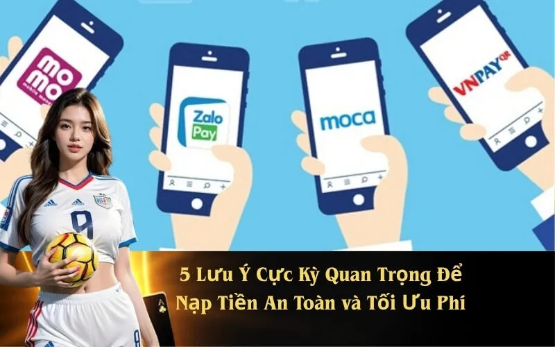 5 Lưu Ý Cực Kỳ Quan Trọng Để Nạp Tiền An Toàn và Tối Ưu Phí